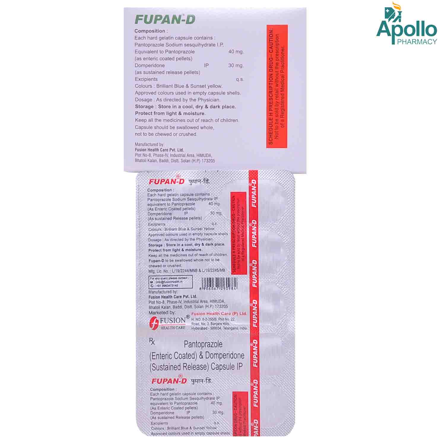 Fupan D Capsule 10's, Pack of 10 Fupan D Capsule 10's, Pack of 10