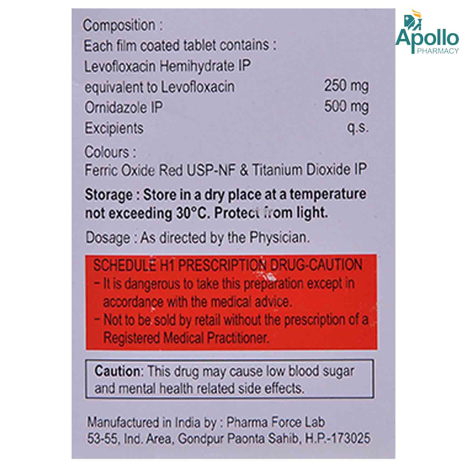 Fynal OZ Tablet 6's, Pack of 6 TABLETS Fynal OZ Tablet 6's, Pack of 6 TABLETS