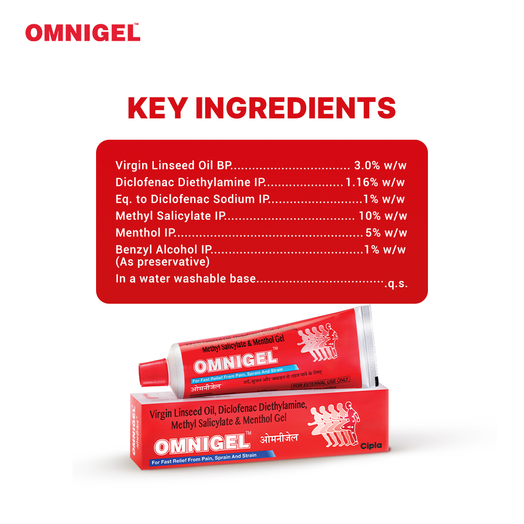 Omnigel 10 gm, Pack of 1 GEL Omnigel 10 gm, Pack of 1 GEL