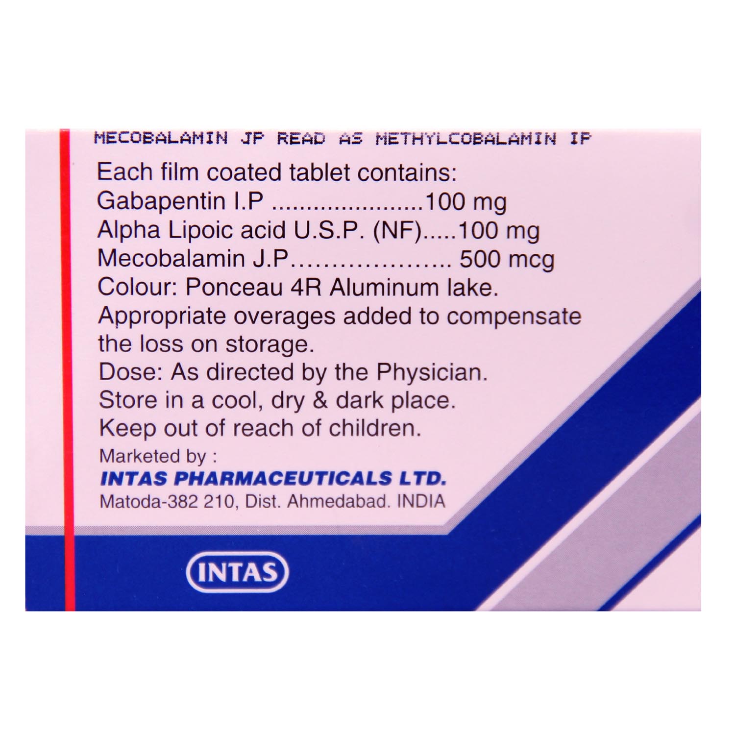 Gabapin Plus 100 Tablet 10's, Pack of 10 TABLETS Gabapin Plus 100 Tablet 10's, Pack of 10 TABLETS