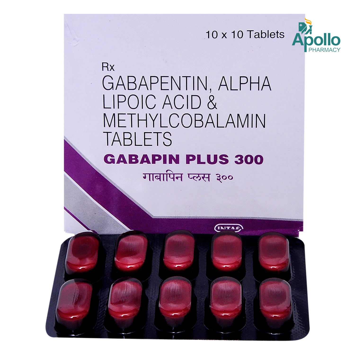 Gabapin Plus 300 Tablet 10's, Pack of 10 TABLETS Gabapin Plus 300 Tablet 10's, Pack of 10 TABLETS