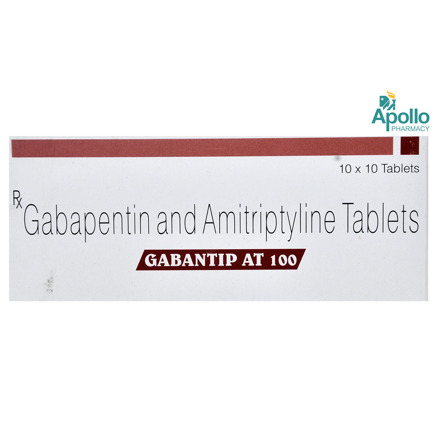 Buy Gabantip AT 100 Tablet 10's Online