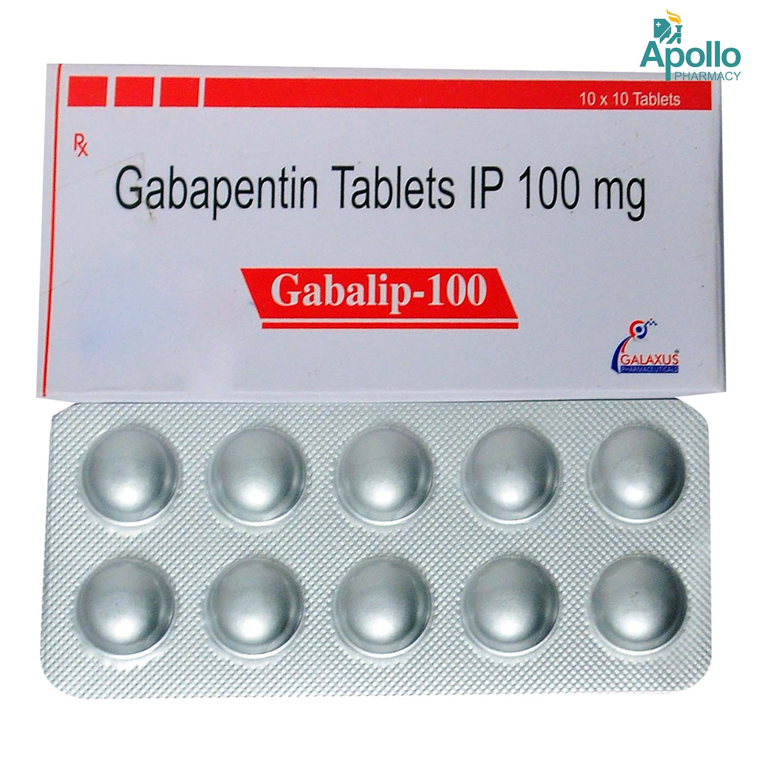 Gabalip-100 Tablet 10's, Pack of 10 TABLETS Gabalip-100 Tablet 10's, Pack of 10 TABLETS