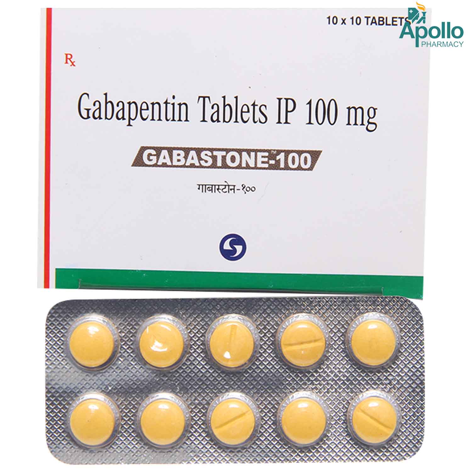 Gabastone-100 Tablet 10's, Pack of 10 TABLETS Gabastone-100 Tablet 10's, Pack of 10 TABLETS
