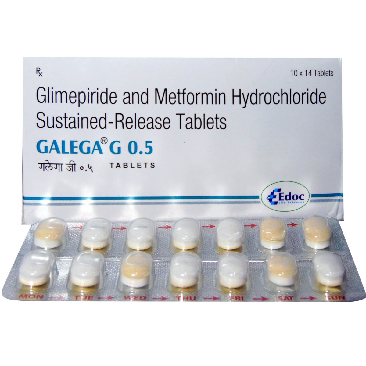 Galega G 0.5 Tablet 14's, Pack of 14 TabletS Galega G 0.5 Tablet 14's, Pack of 14 TabletS