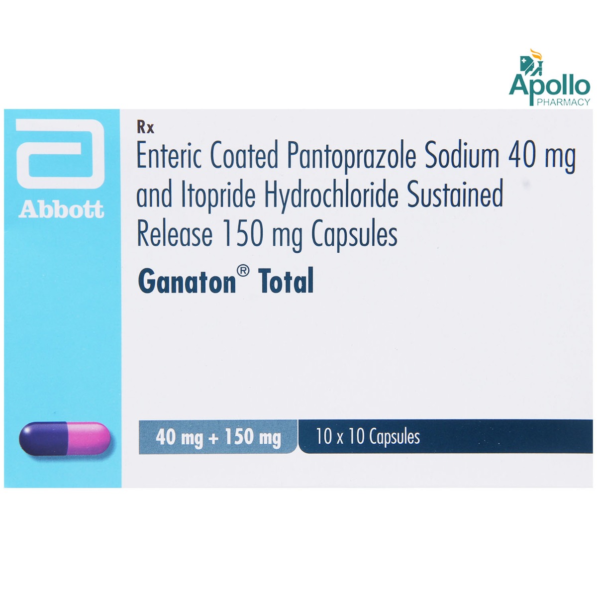 Ganaton Total Capsule 10's, Pack of 10 Ganaton Total Capsule 10's, Pack of 10