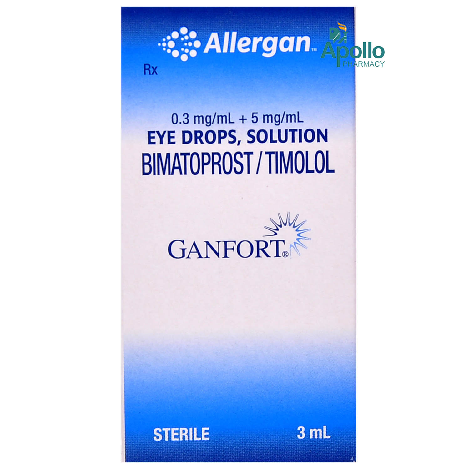 Buy Ganfort Eye Drops 3 ml Online