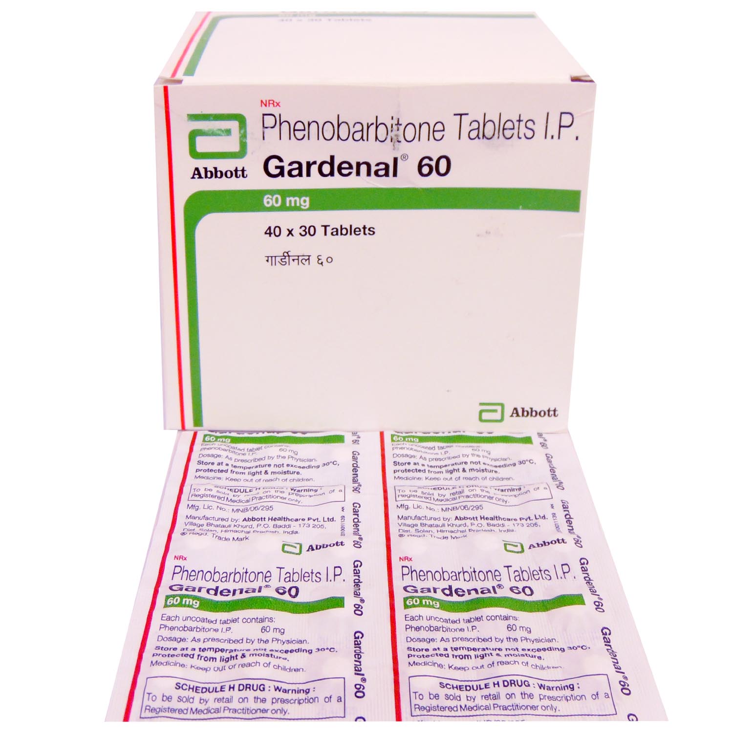 Buy Gardenal 60 Tablet 30's Online