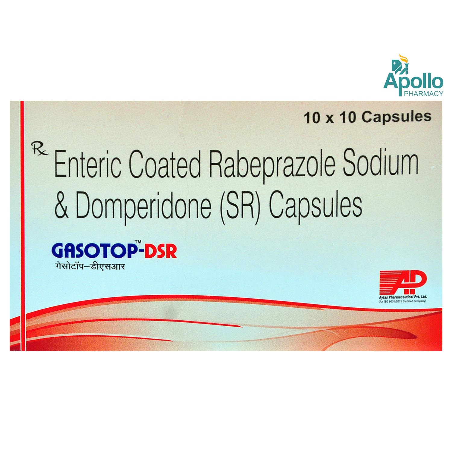 Gasotop DSR Capsule 10's, Pack of 10 CAPSULES Gasotop DSR Capsule 10's, Pack of 10 CAPSULES