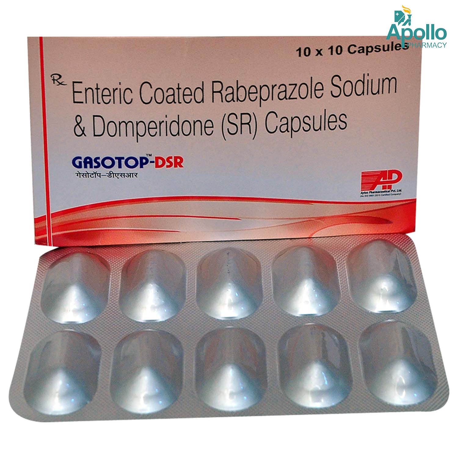 Gasotop DSR Capsule 10's, Pack of 10 CAPSULES Gasotop DSR Capsule 10's, Pack of 10 CAPSULES