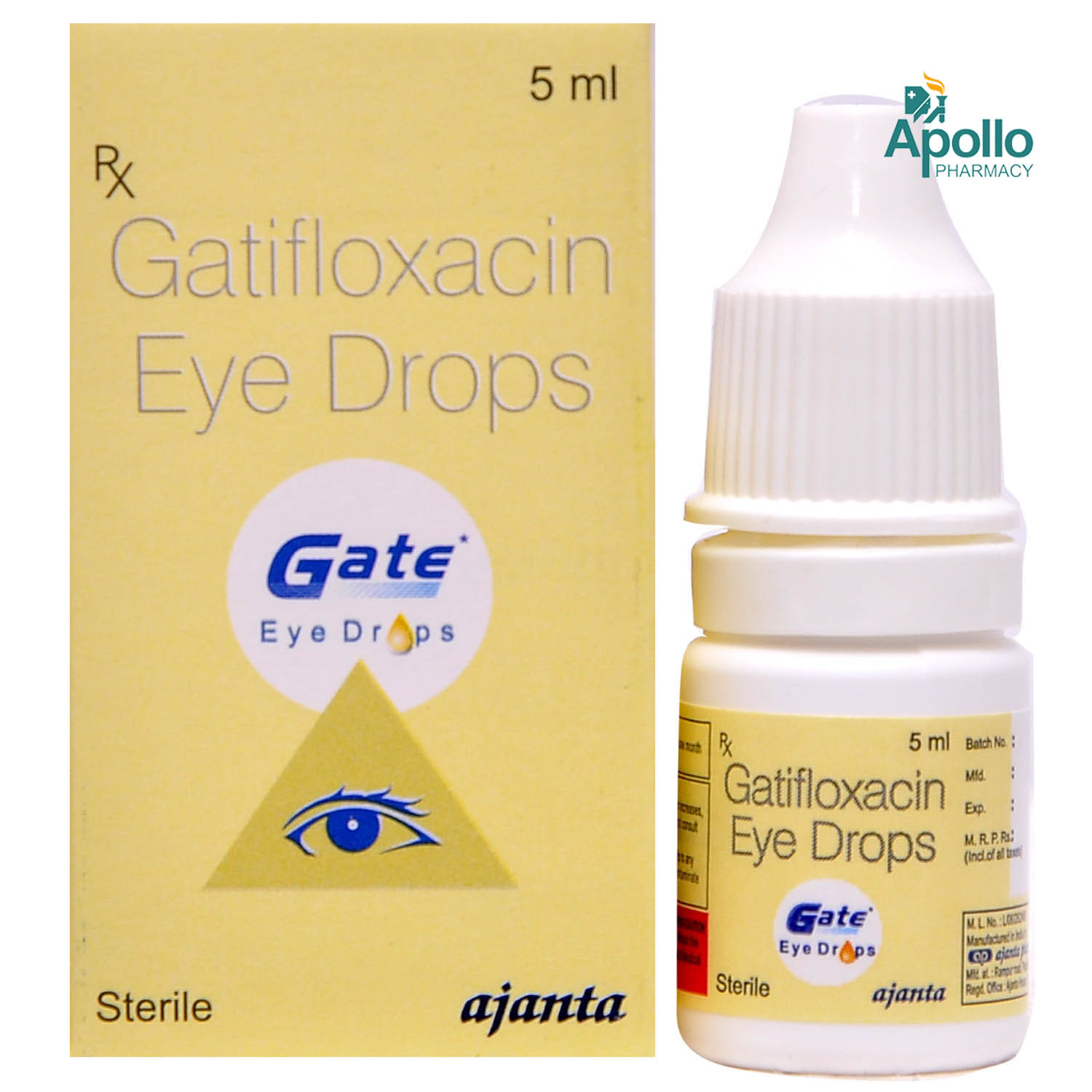 Gate Eye Drops 5 ml, Pack of 1 EYE DROPS Gate Eye Drops 5 ml, Pack of 1 EYE DROPS