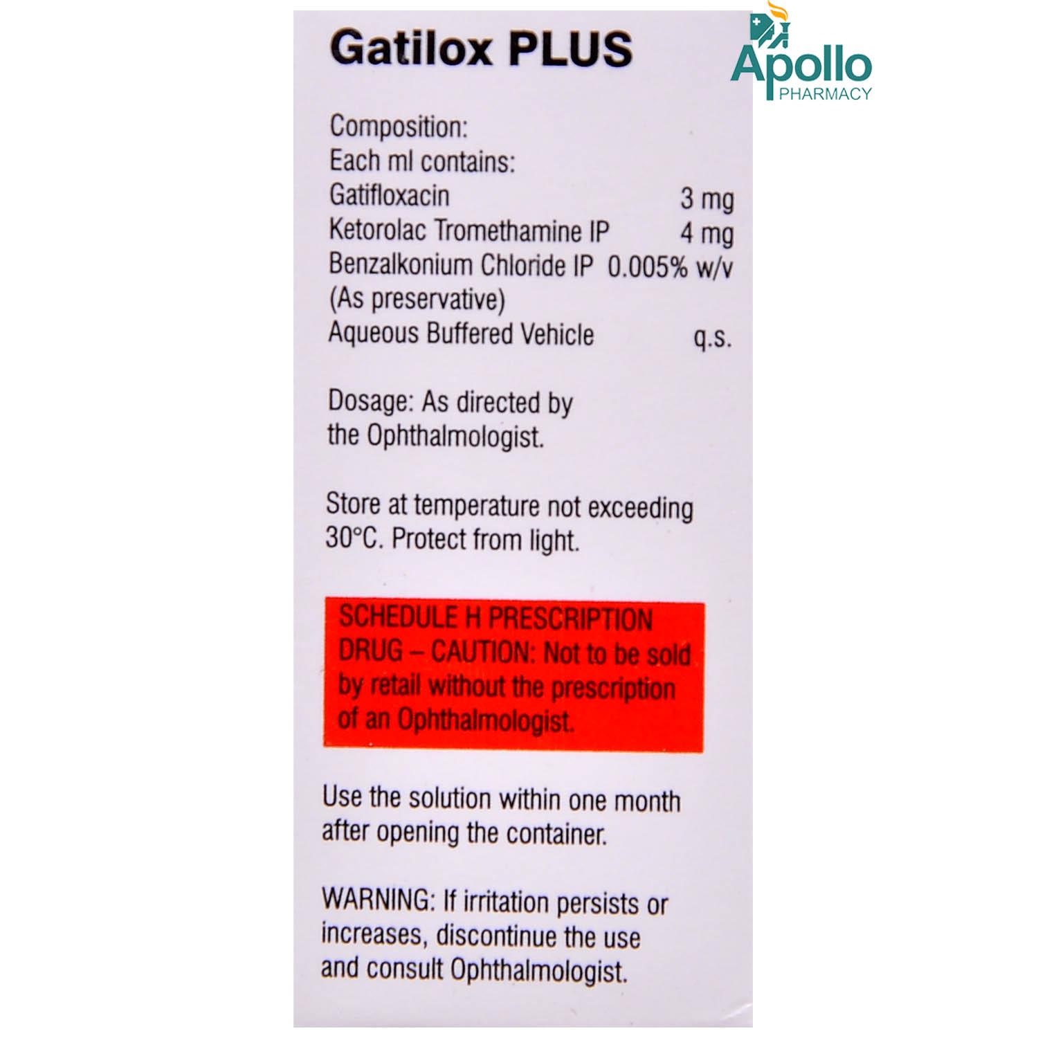 Gatilox Plus Eye Drop 5 ml, Pack of 1 EYE DROPS Gatilox Plus Eye Drop 5 ml, Pack of 1 EYE DROPS