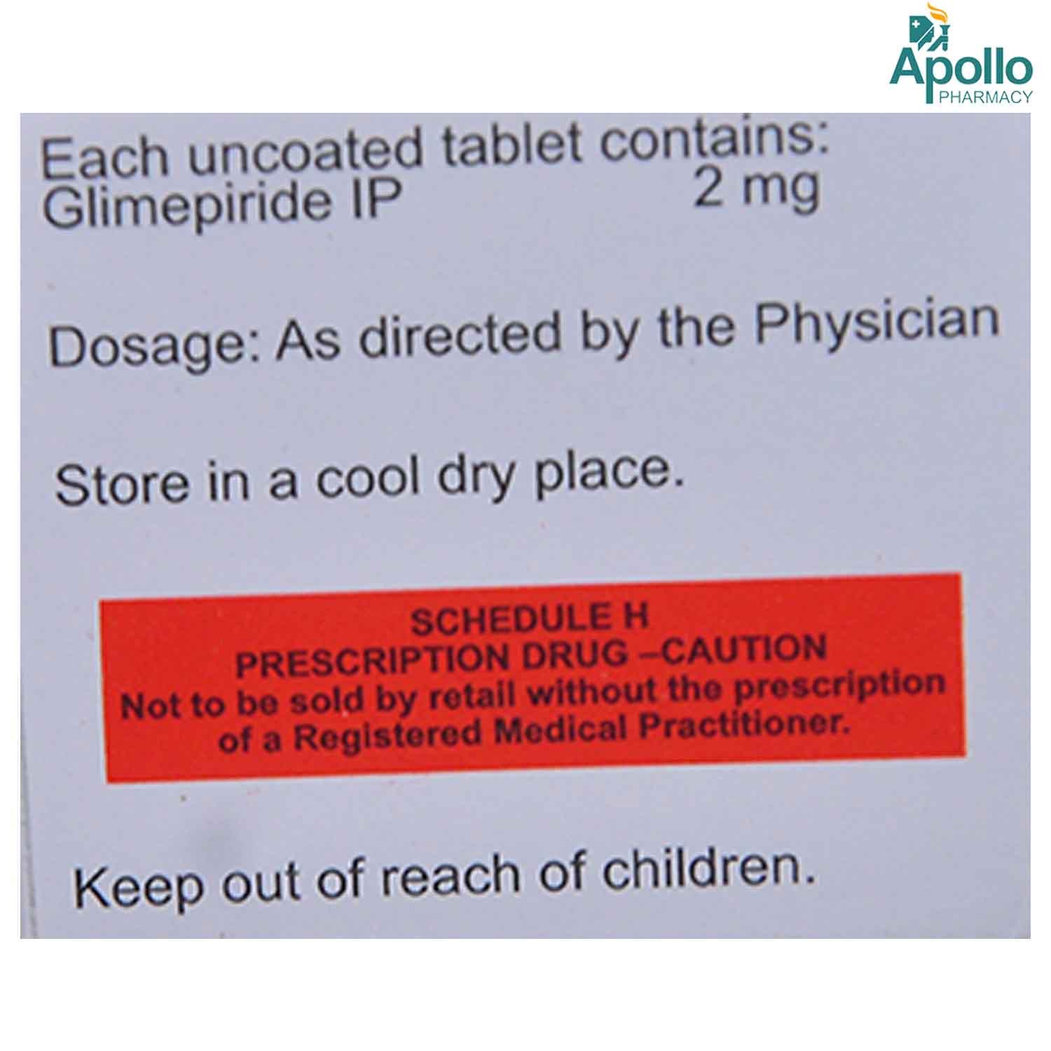 Geminor 2 mg Tablet 10's, Pack of 10 TABLETS Geminor 2 mg Tablet 10's, Pack of 10 TABLETS