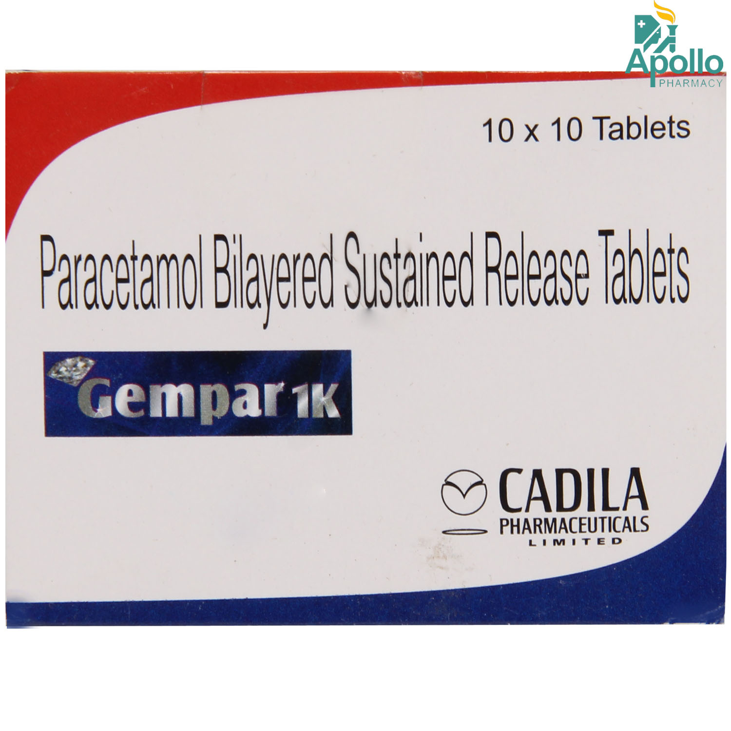 Gempar 1K Tablet 10's, Pack of 10 TABLETS Gempar 1K Tablet 10's, Pack of 10 TABLETS
