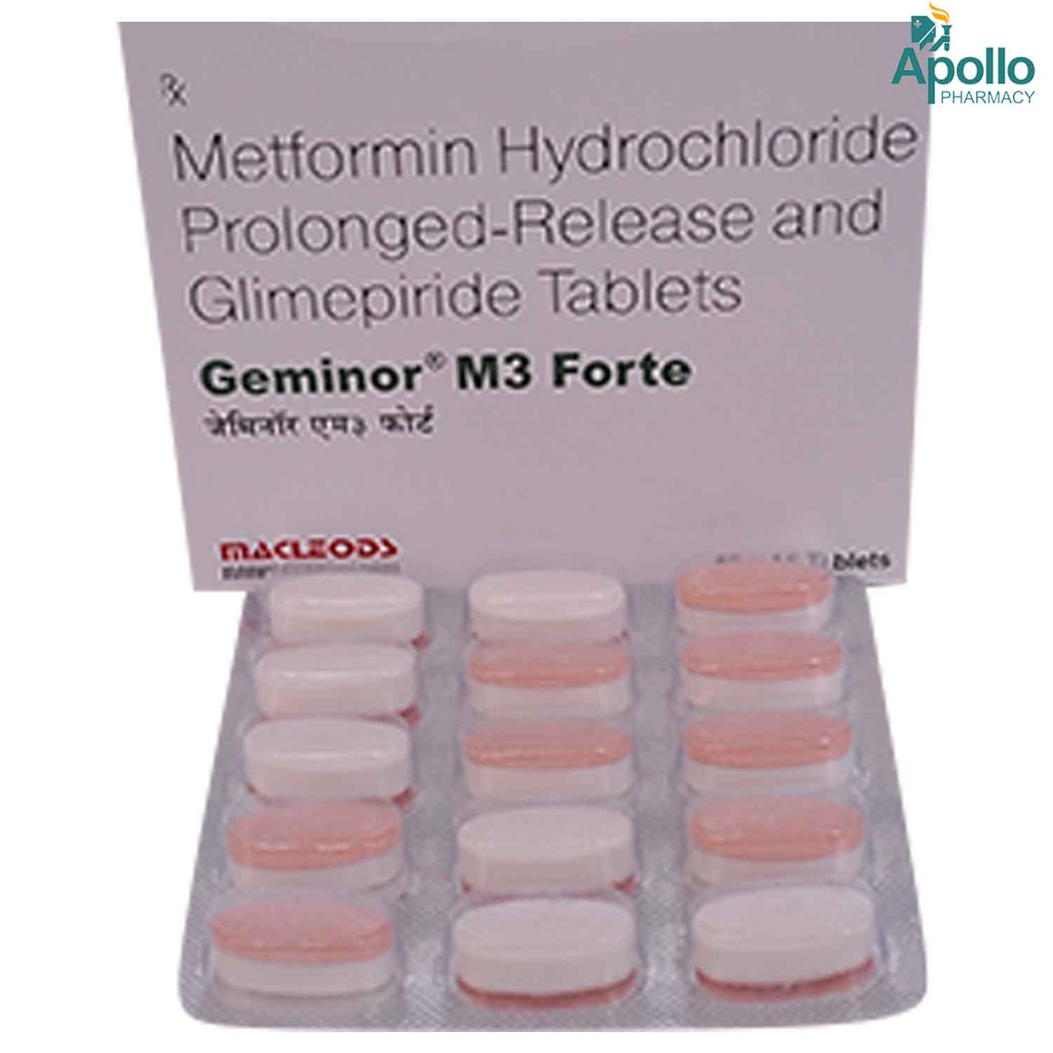 Geminor M3 Forte Tablet 15's, Pack of 15 TabletS Geminor M3 Forte Tablet 15's, Pack of 15 TabletS