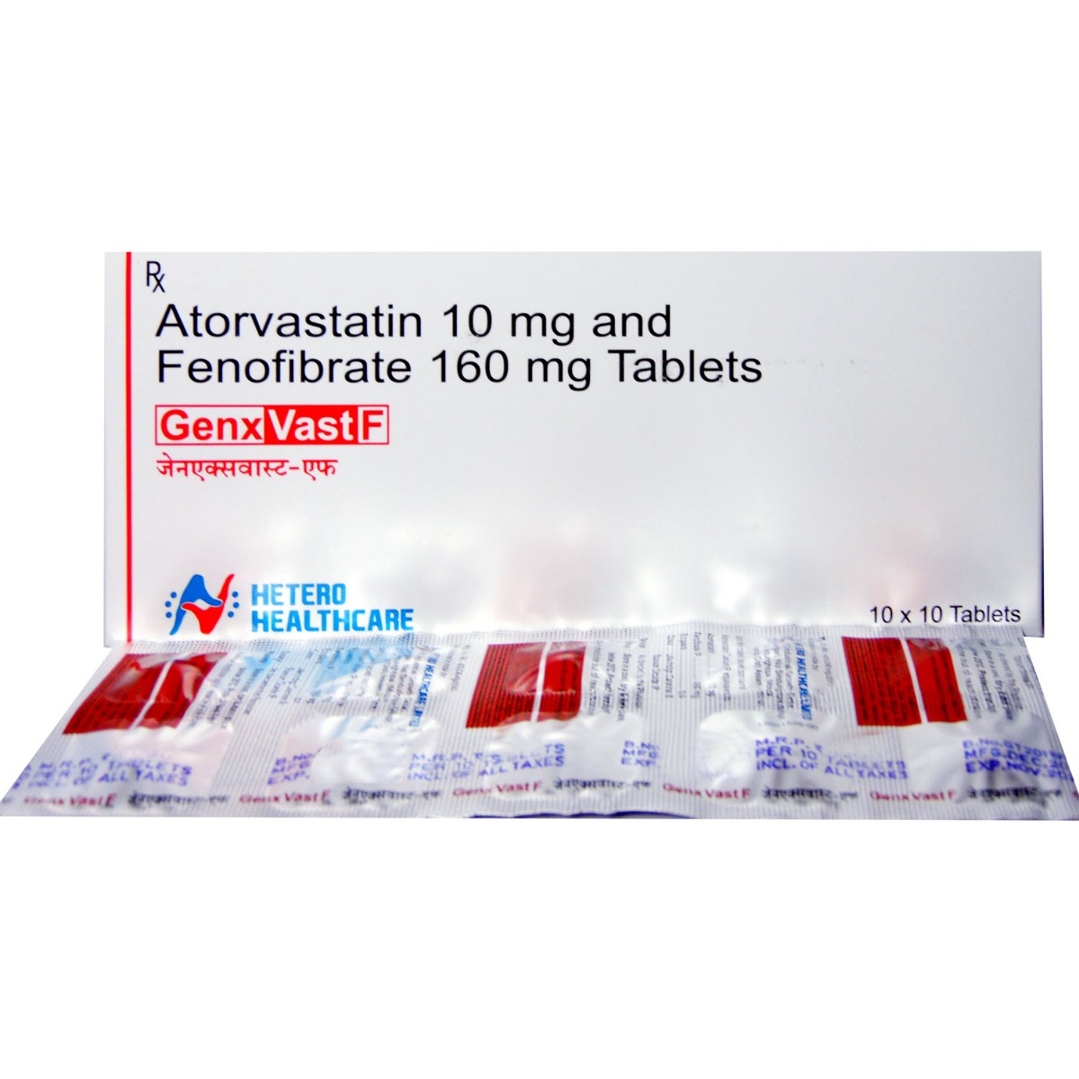 Genxvast F Tablet 10's, Pack of 10 TABLETS Genxvast F Tablet 10's, Pack of 10 TABLETS