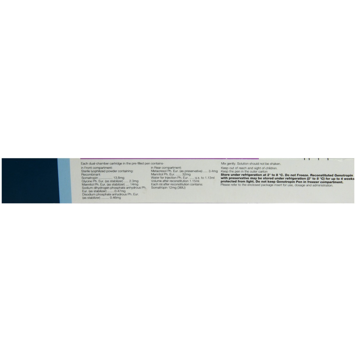 Genotropin 12 mg Injection, Pack of 1 INJECTION Genotropin 12 mg Injection, Pack of 1 INJECTION
