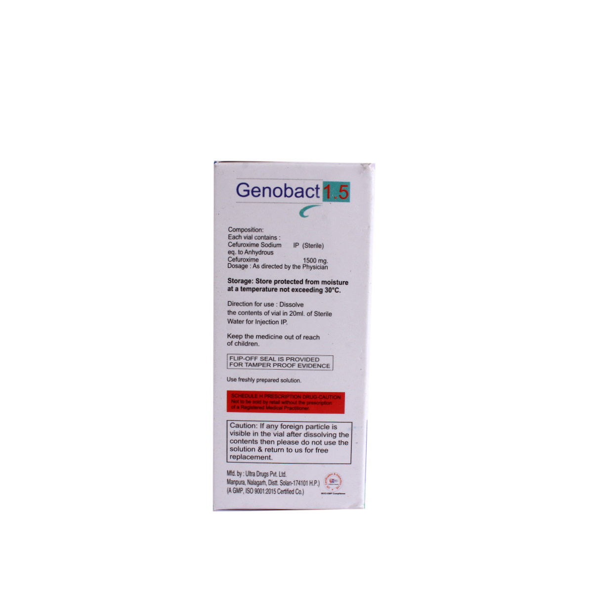 Genobact 1.5Gm Inj, Pack of 1 Injection Genobact 1.5Gm Inj, Pack of 1 Injection