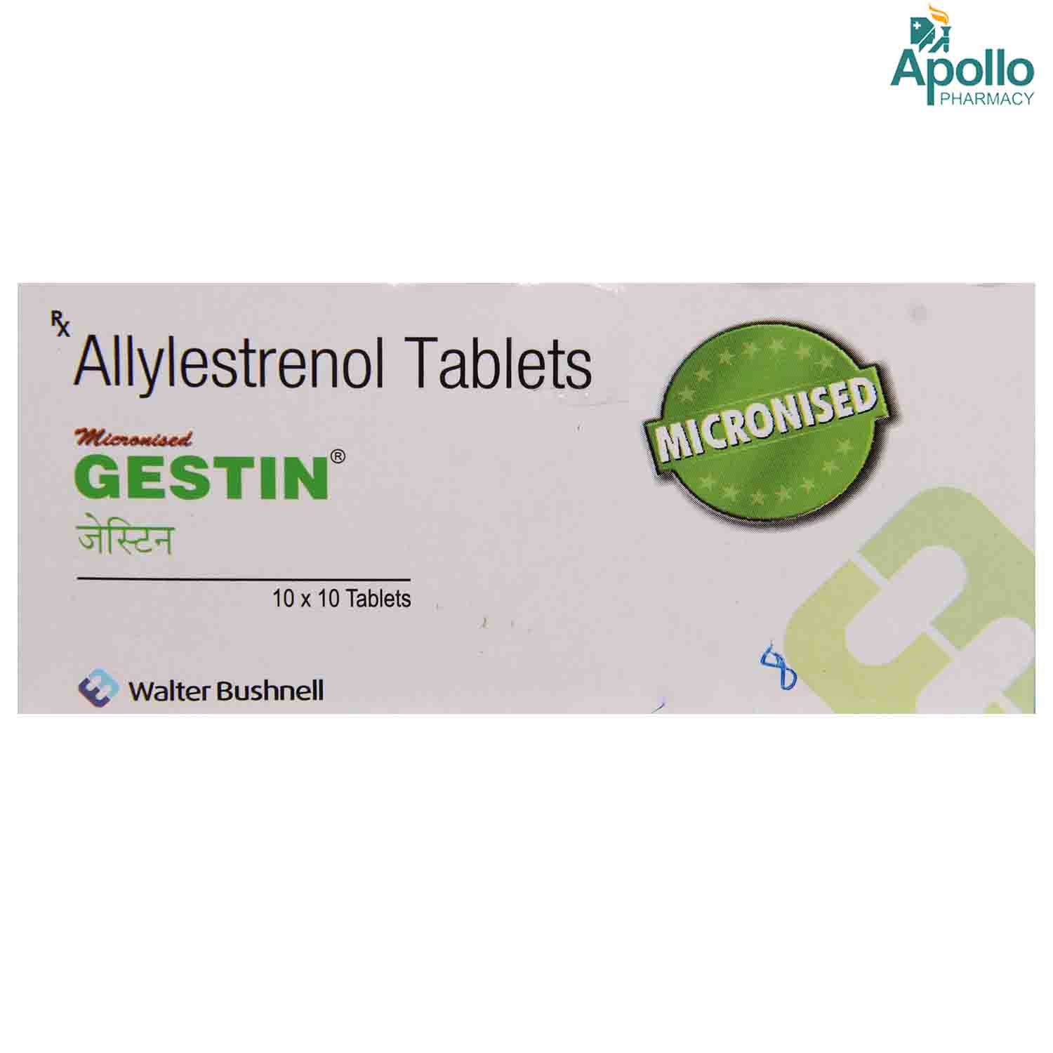 Gestin Tablet 10's, Pack of 10 TABLETS Gestin Tablet 10's, Pack of 10 TABLETS