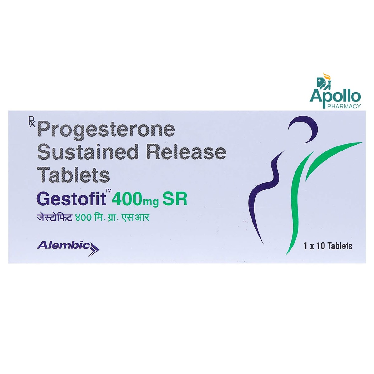 Gestofit 400 mg SR Tablet 10's, Pack of 10 TABLETS Gestofit 400 mg SR Tablet 10's, Pack of 10 TABLETS