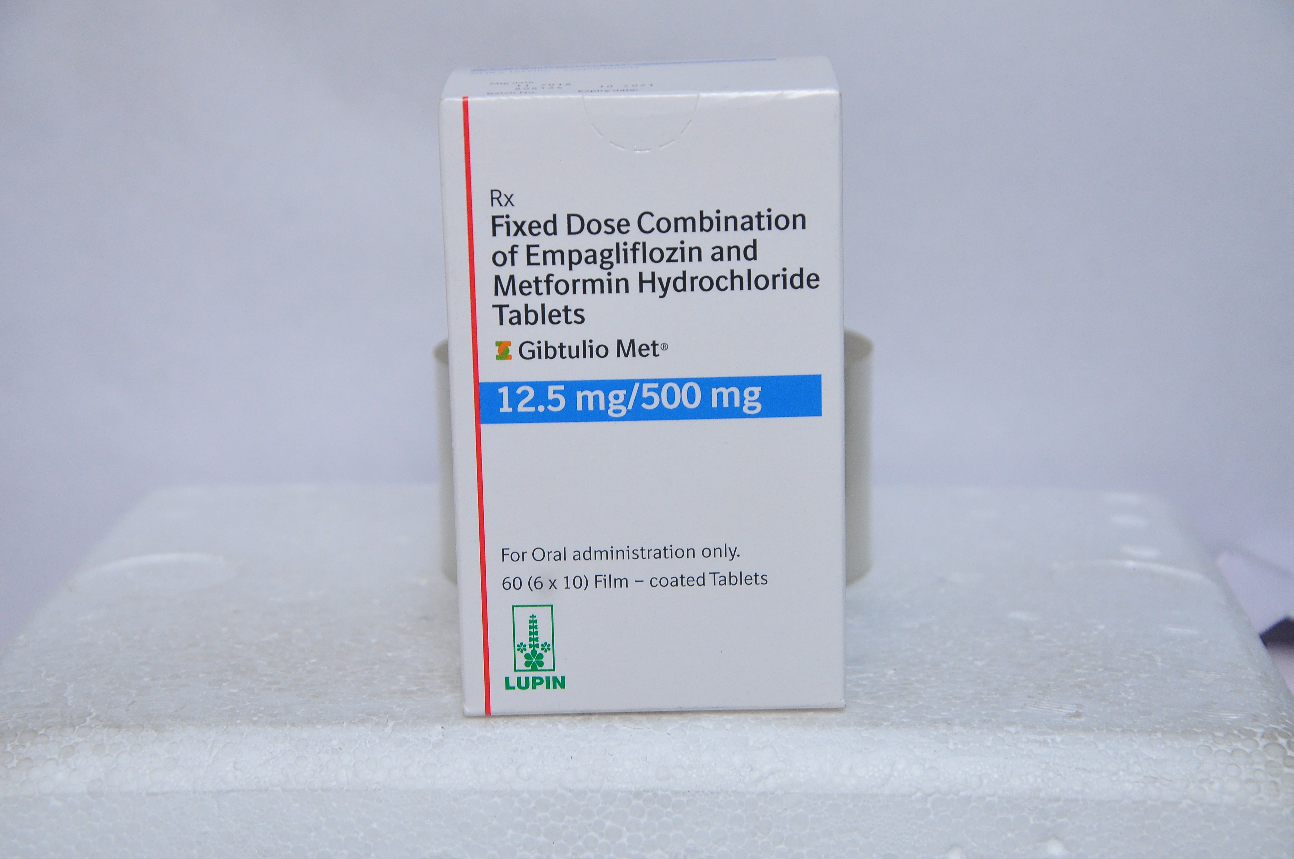 Gibtulio Met 12.5/500 Tablet 10's, Pack of 10 TABLETS Gibtulio Met 12.5/500 Tablet 10's, Pack of 10 TABLETS