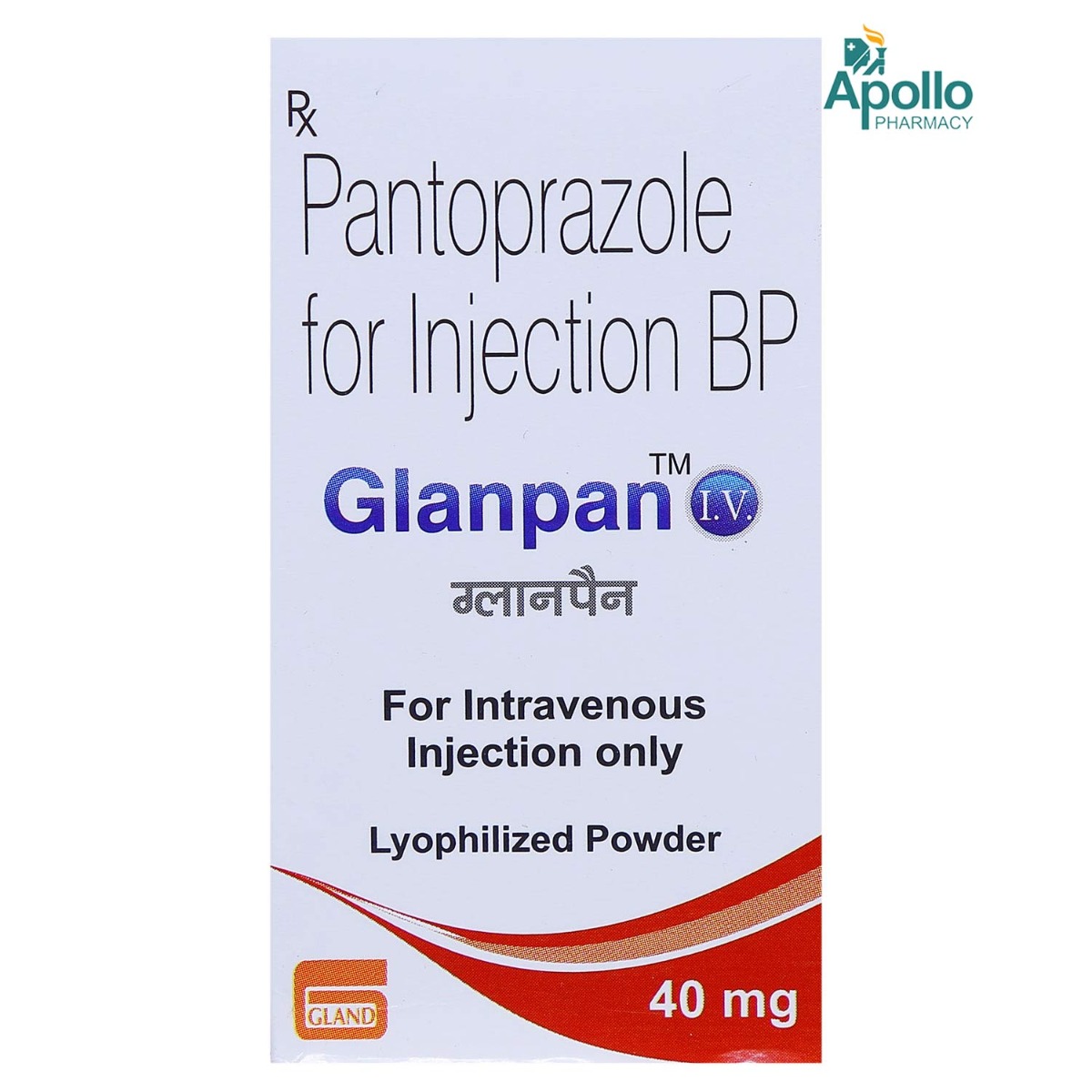 GLANPAN 40MG INJECTION, Pack of 1 INJECTION GLANPAN 40MG INJECTION, Pack of 1 INJECTION