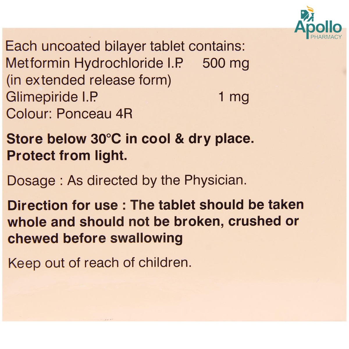 Glador M1 Tablet 15's, Pack of 15 TABLETS Glador M1 Tablet 15's, Pack of 15 TABLETS