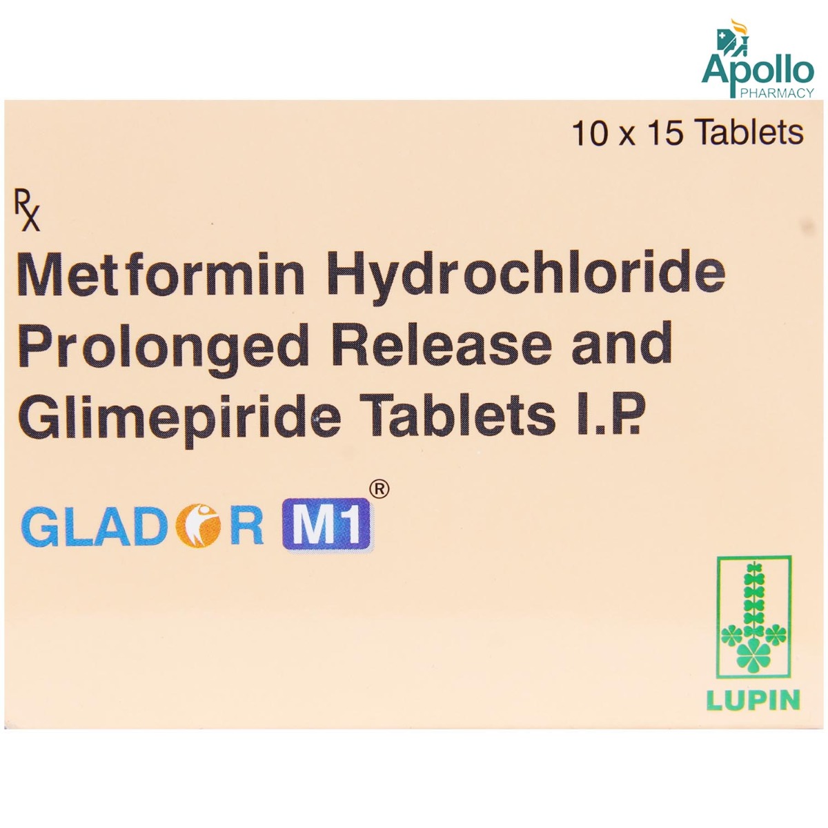 Glador M1 Tablet 15's, Pack of 15 TABLETS Glador M1 Tablet 15's, Pack of 15 TABLETS
