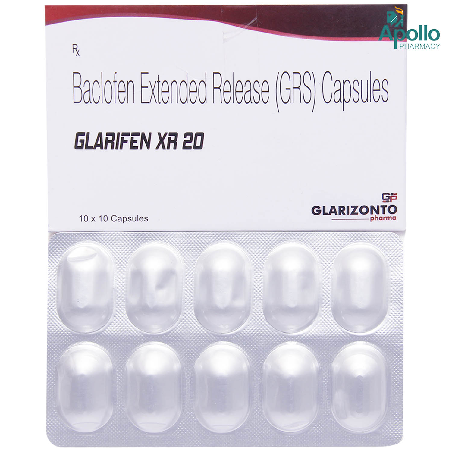 Glarifen XR 20 Capsule 10's, Pack of 10 CAPSULES Glarifen XR 20 Capsule 10's, Pack of 10 CAPSULES