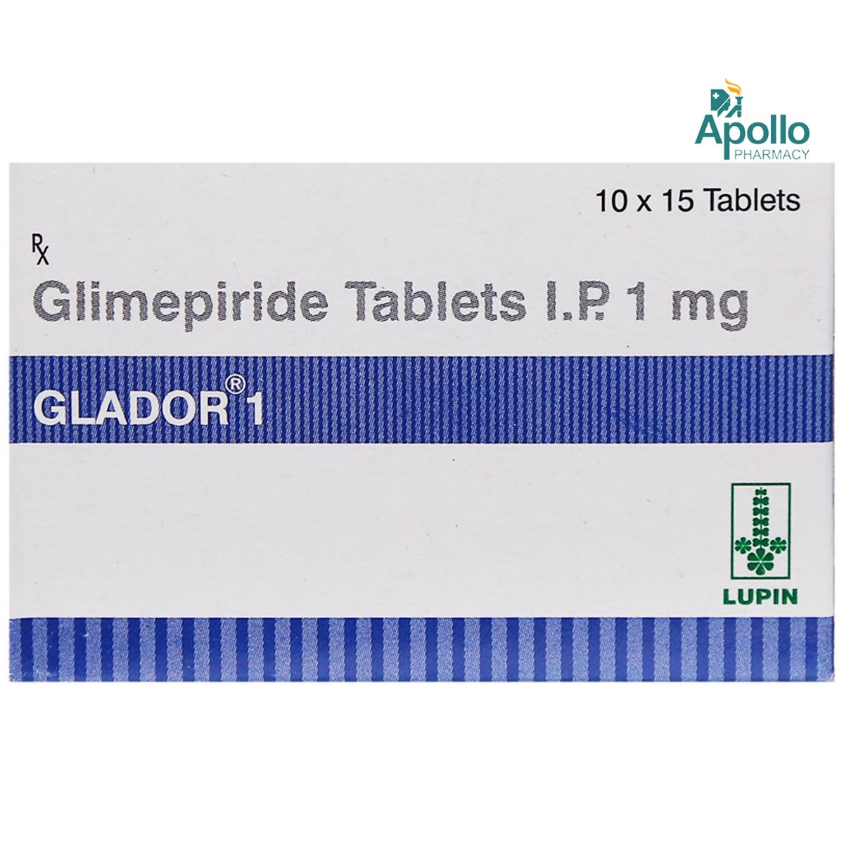 Glador 1 Tablet 15's, Pack of 15 TABLETS Glador 1 Tablet 15's, Pack of 15 TABLETS