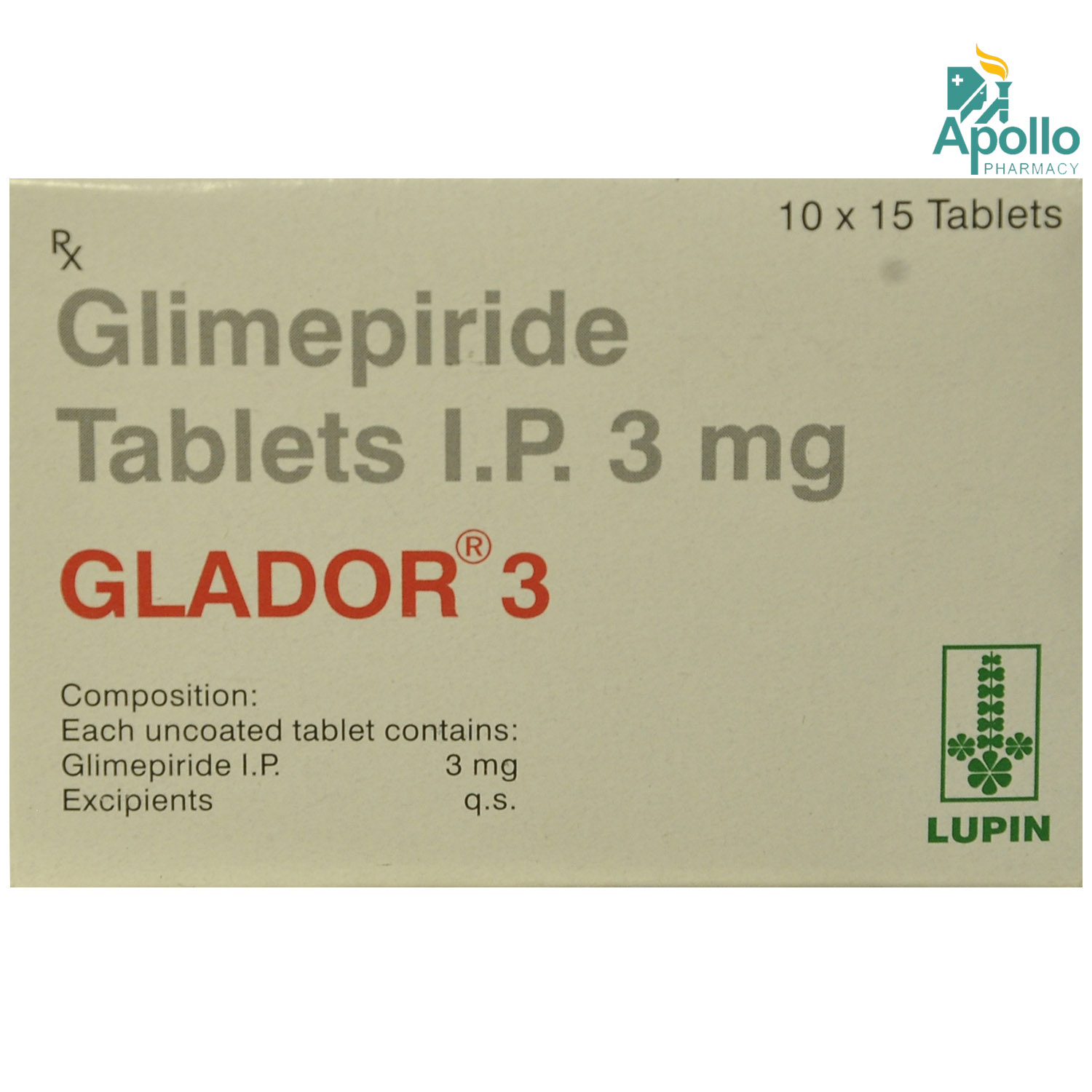 Glador 3 Tablet 15's, Pack of 15 TABLETS Glador 3 Tablet 15's, Pack of 15 TABLETS