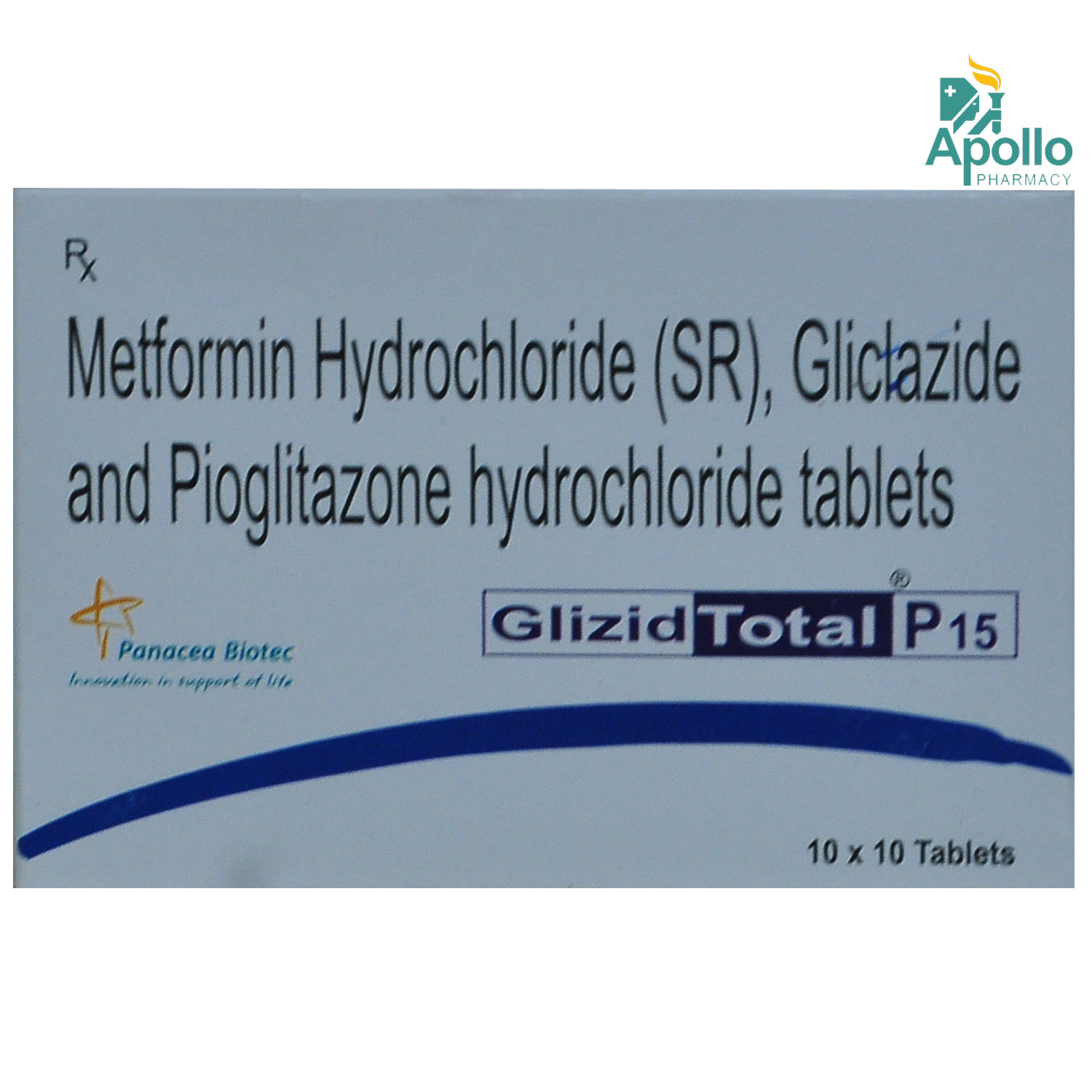 Glizid Total P 15 Tablet 10's, Pack of 10 TABLETS Glizid Total P 15 Tablet 10's, Pack of 10 TABLETS