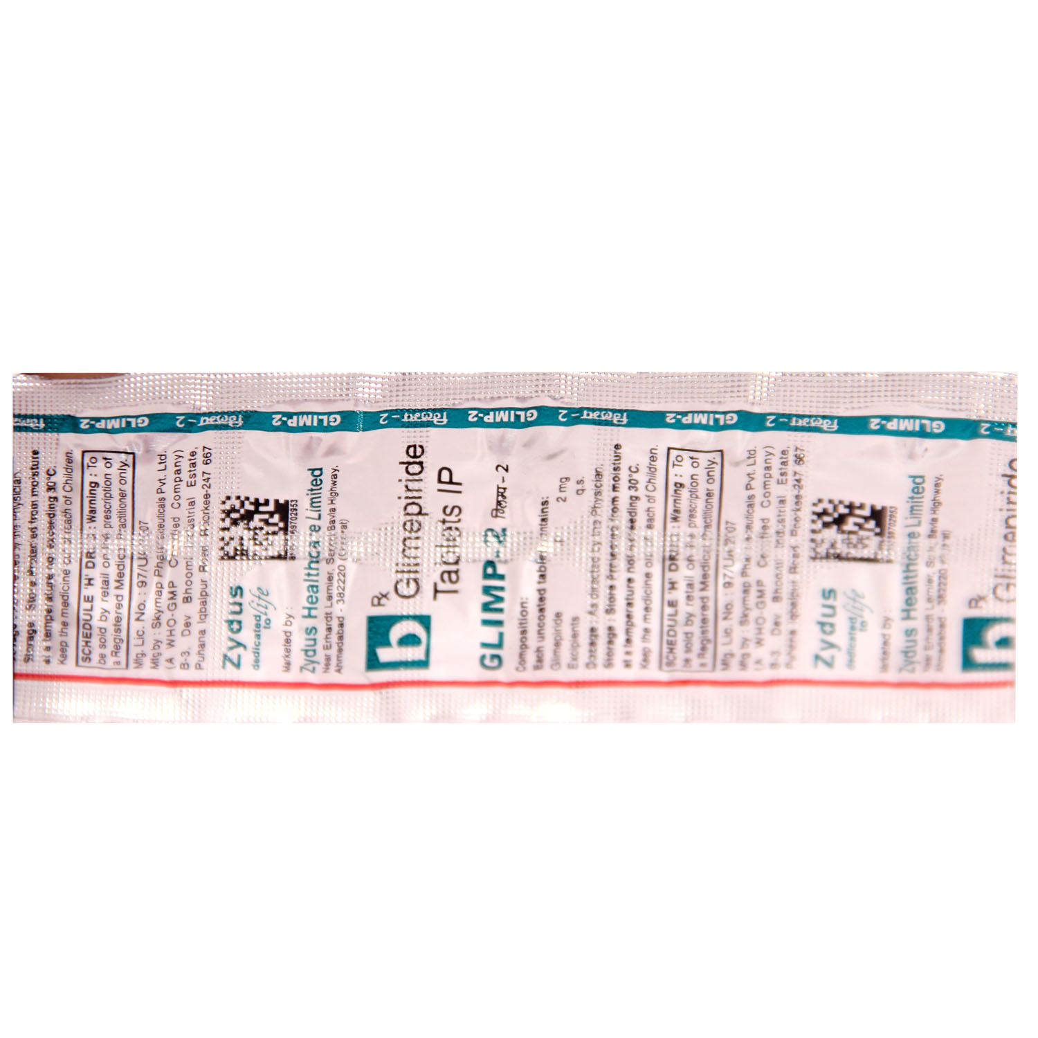 Glimp 2 Tablet 10's, Pack of 10 TABLETS Glimp 2 Tablet 10's, Pack of 10 TABLETS