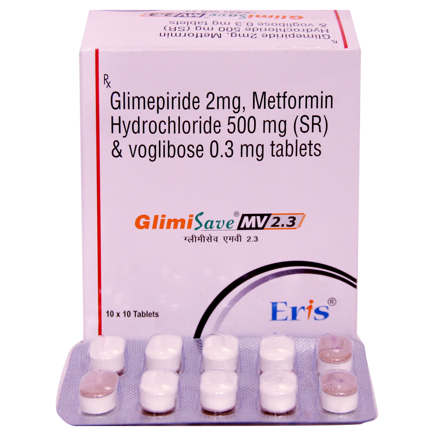Glimisave MV 2.3 Tablet 10's, Pack of 10 TABLETS Glimisave MV 2.3 Tablet 10's, Pack of 10 TABLETS