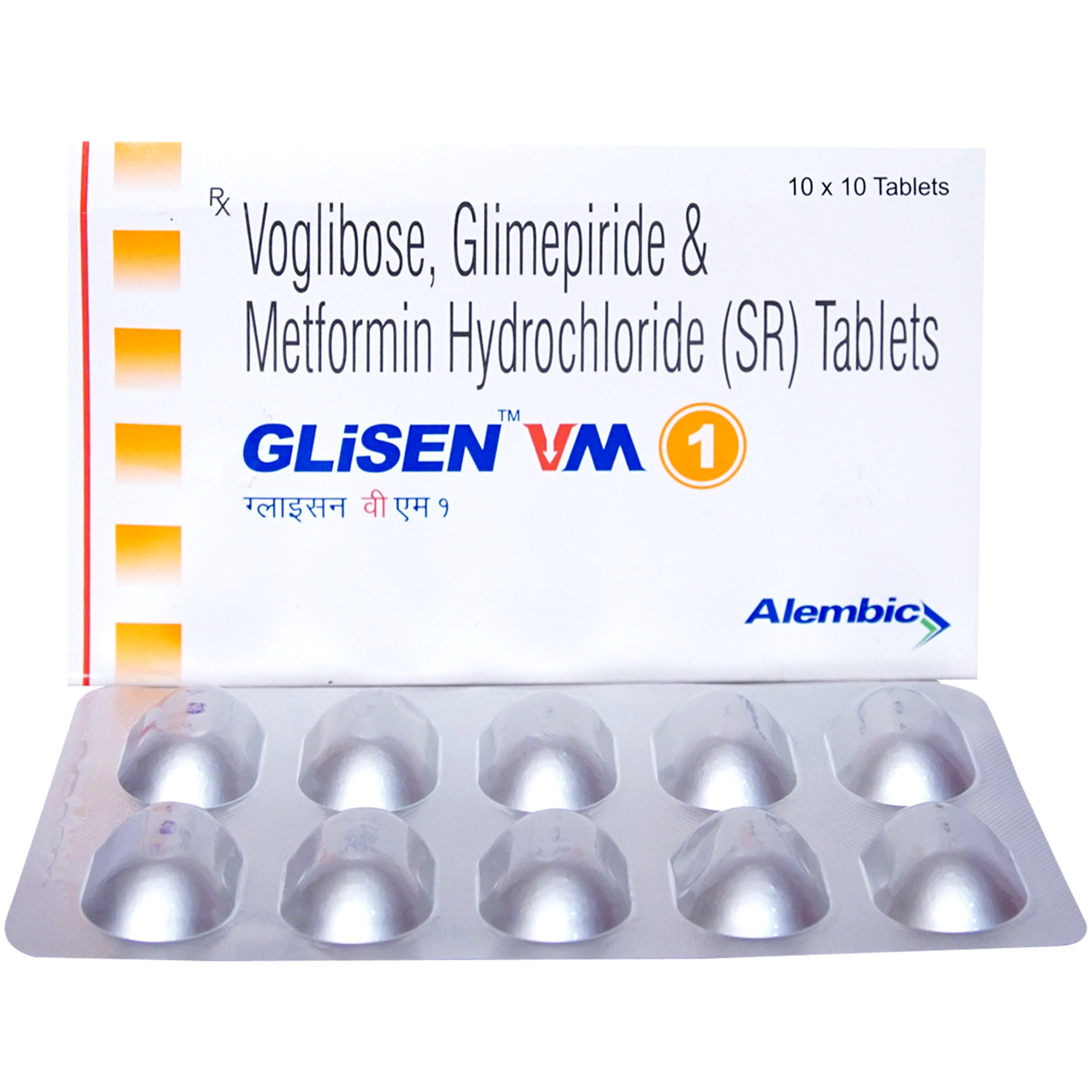 Glisen VM 1 Tablet 10's, Pack of 10 TabletS Glisen VM 1 Tablet 10's, Pack of 10 TabletS