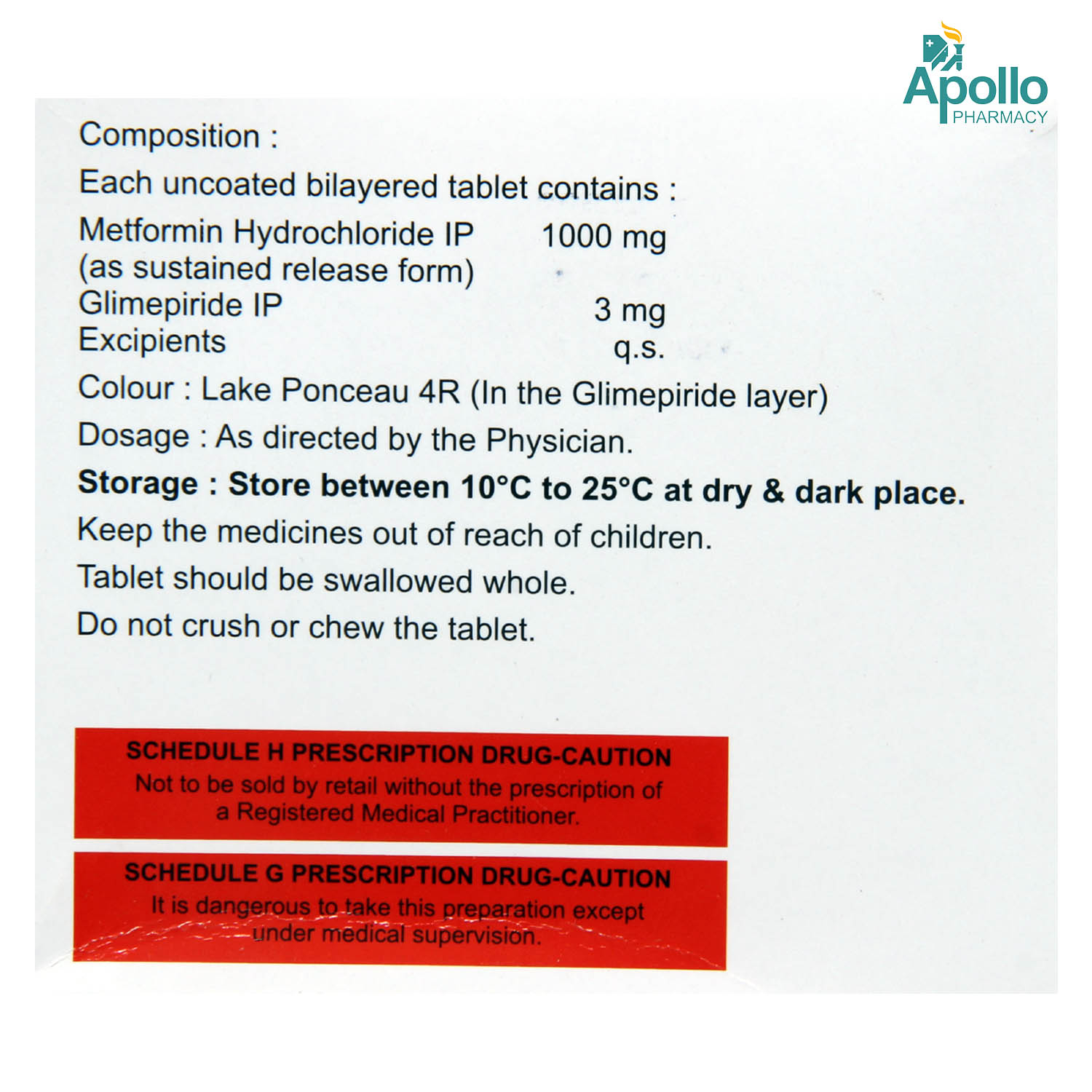 Glimisave Max Forte 3 Tablet 15's, Pack of 15 TabletS Glimisave Max Forte 3 Tablet 15's, Pack of 15 TabletS