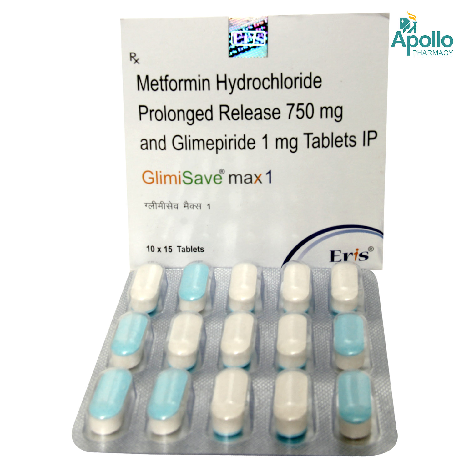 Glimisave Max 1 Tablet 15's, Pack of 15 TabletS Glimisave Max 1 Tablet 15's, Pack of 15 TabletS