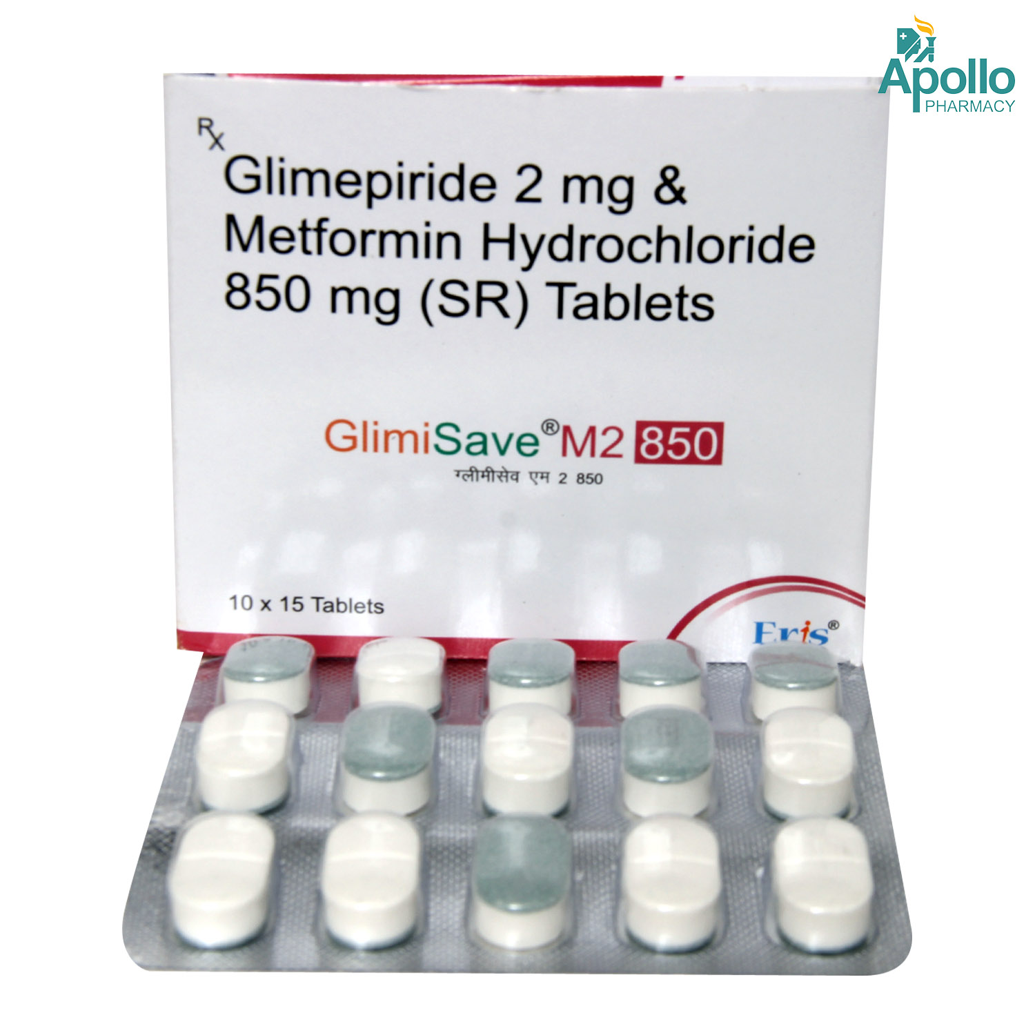 Glimisave M2 850 Tablet 15's, Pack of 15 TABLETS Glimisave M2 850 Tablet 15's, Pack of 15 TABLETS
