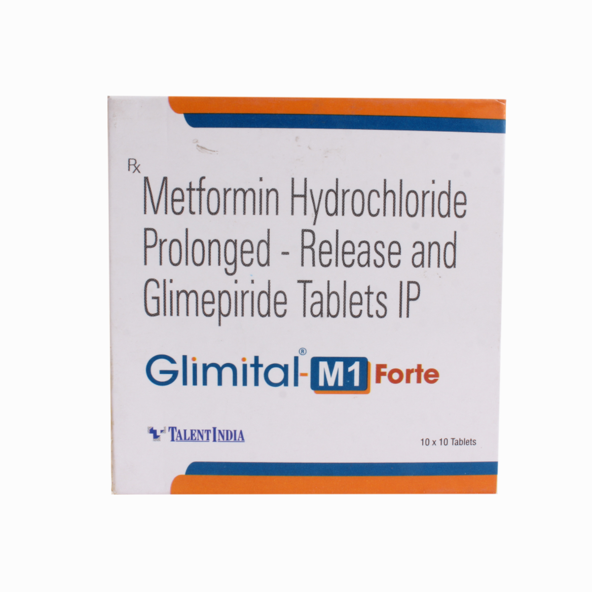 Glimital-M 1 Forte Tablet 10's, Pack of 10 TabletS Glimital-M 1 Forte Tablet 10's, Pack of 10 TabletS
