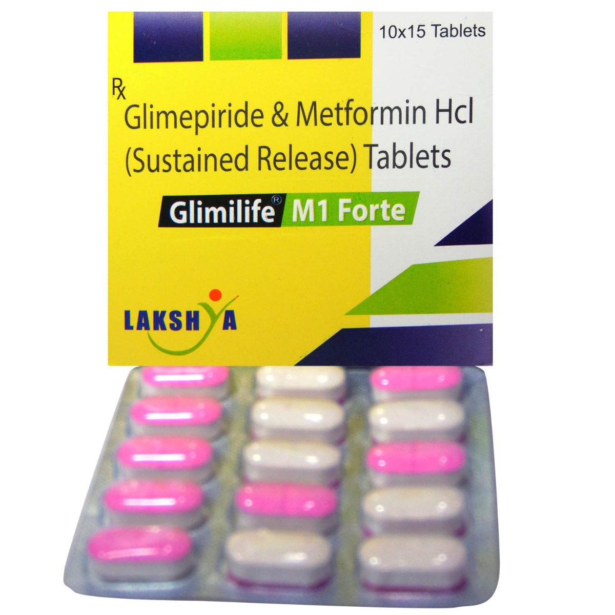 Glimilife M1 Forte Tablet 15's, Pack of 15 TabletS Glimilife M1 Forte Tablet 15's, Pack of 15 TabletS