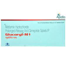 Glucoryl-M1 Tablet 15's, Pack of 15 TabletS Glucoryl-M1 Tablet 15's, Pack of 15 TabletS