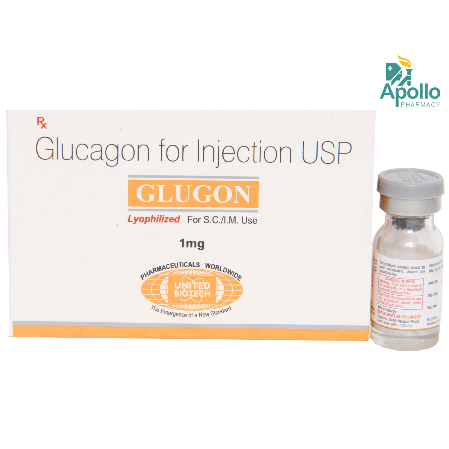 Glugon 1 mg Injection 1's, Pack of 1 Injection Glugon 1 mg Injection 1's, Pack of 1 Injection