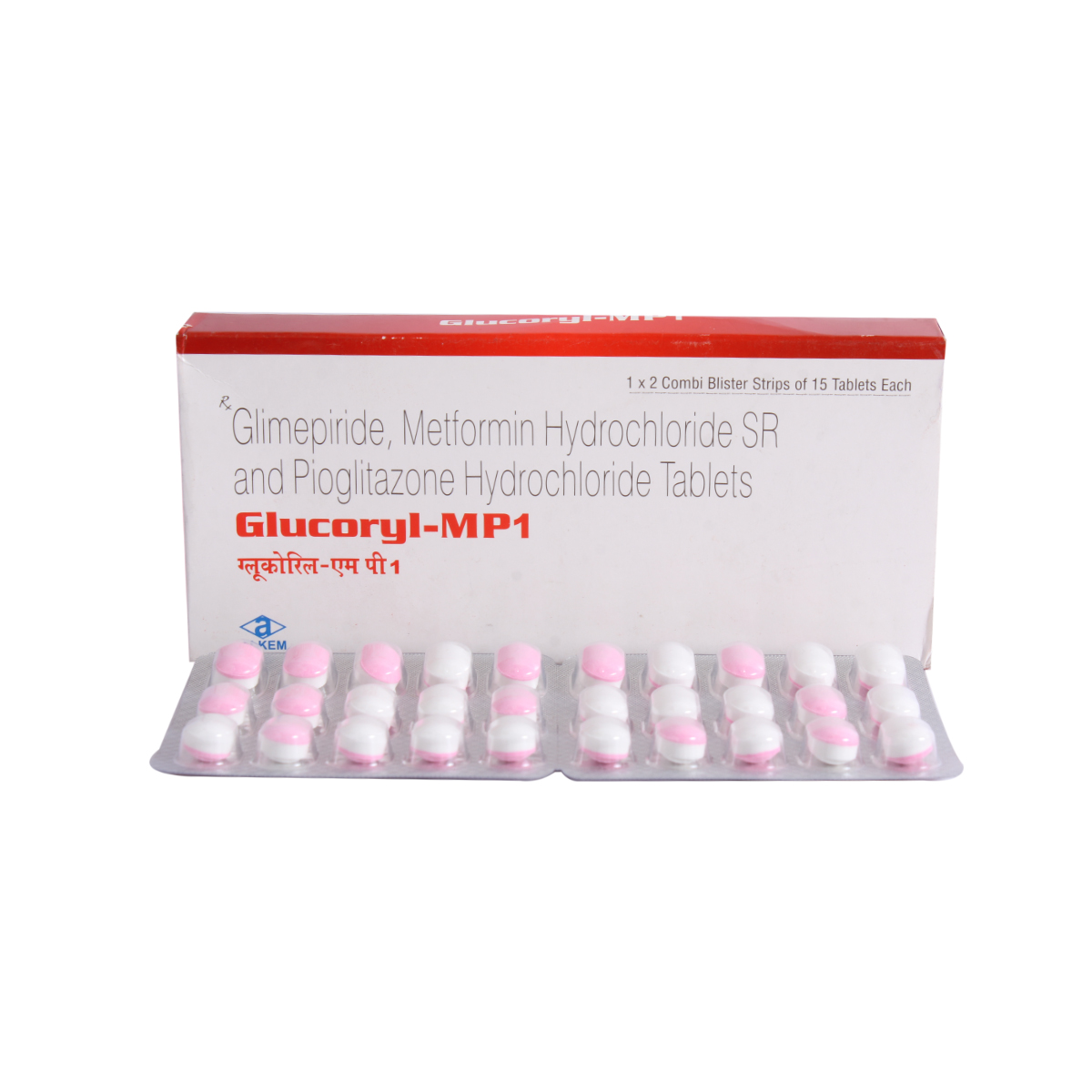 Buy Glucoryl-MP1 Tablet 15's Online