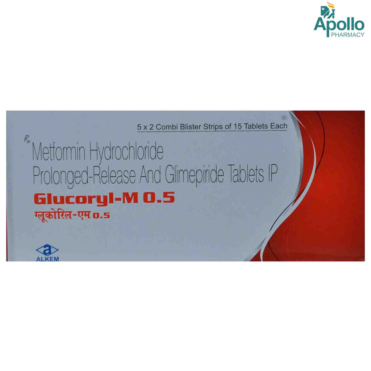 Glucoryl-M 0.5 Tablet 15's, Pack of 15 TABLETS Glucoryl-M 0.5 Tablet 15's, Pack of 15 TABLETS