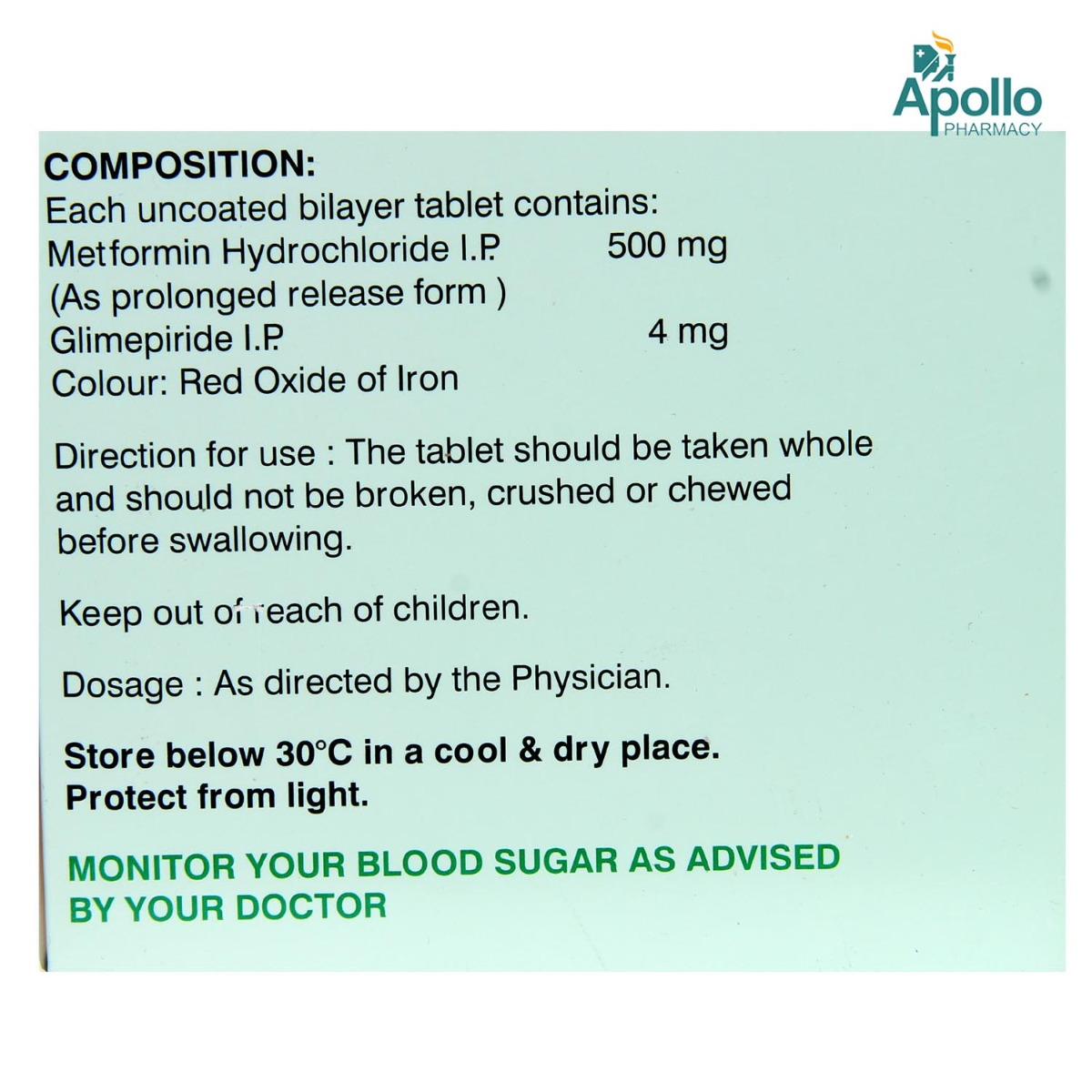 Gluconorm G 4 Tablet 15's, Pack of 15 TABLETS Gluconorm G 4 Tablet 15's, Pack of 15 TABLETS