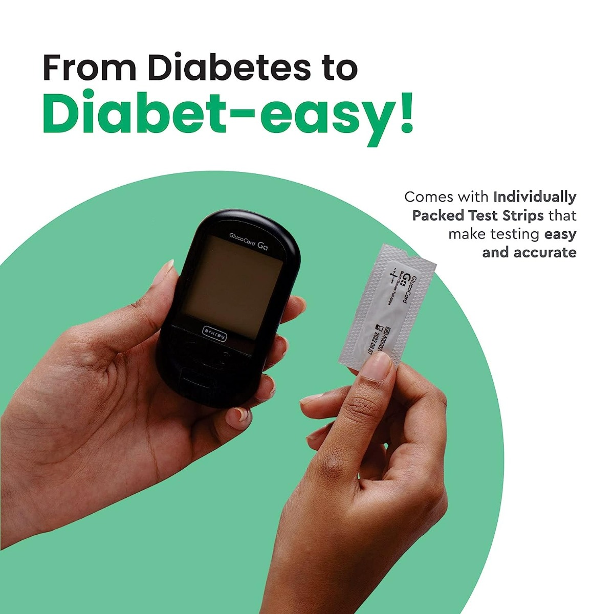 ARKRAY GlucoCard G+ Blood Glucose Test Strips, 100 Count, Pack of 1 ARKRAY GlucoCard G+ Blood Glucose Test Strips, 100 Count, Pack of 1