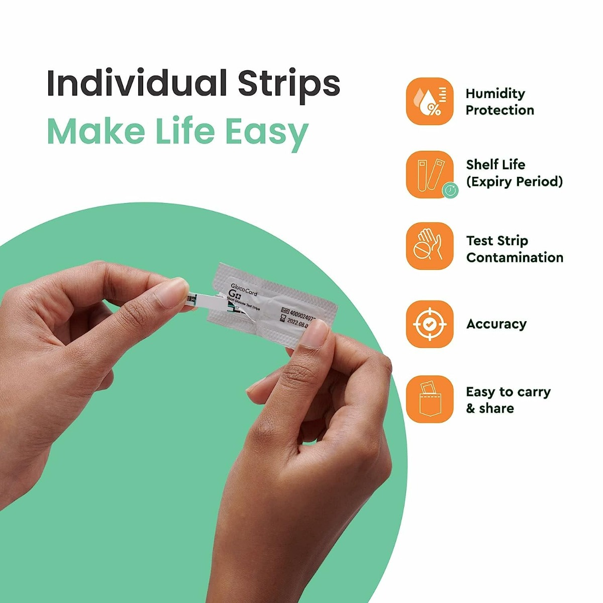 ARKRAY GlucoCard G+ Blood Glucose Test Strips, 100 Count, Pack of 1 ARKRAY GlucoCard G+ Blood Glucose Test Strips, 100 Count, Pack of 1