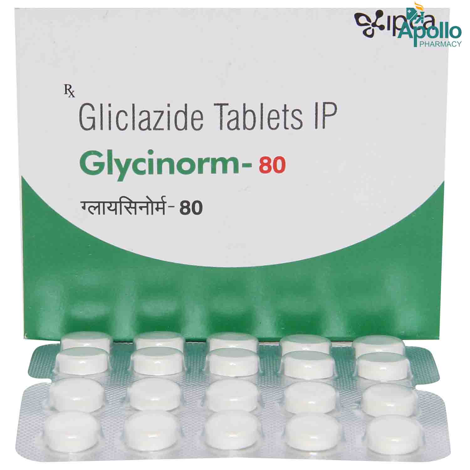 Glycinorm-80 Tablet 10's, Pack of 10 TABLETS Glycinorm-80 Tablet 10's, Pack of 10 TABLETS