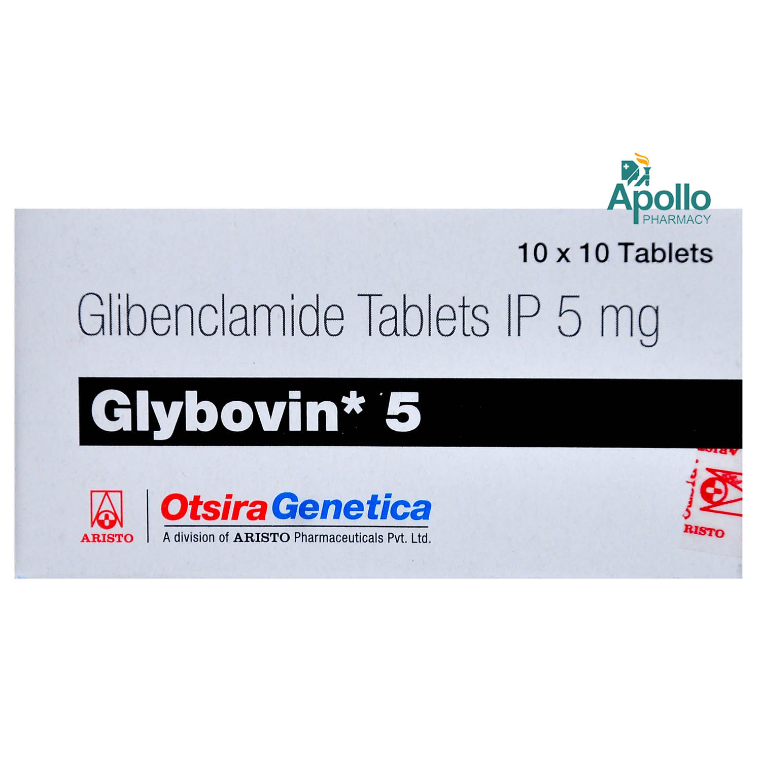 Glybovin 5 Tablet 10's, Pack of 10 TABLETS Glybovin 5 Tablet 10's, Pack of 10 TABLETS