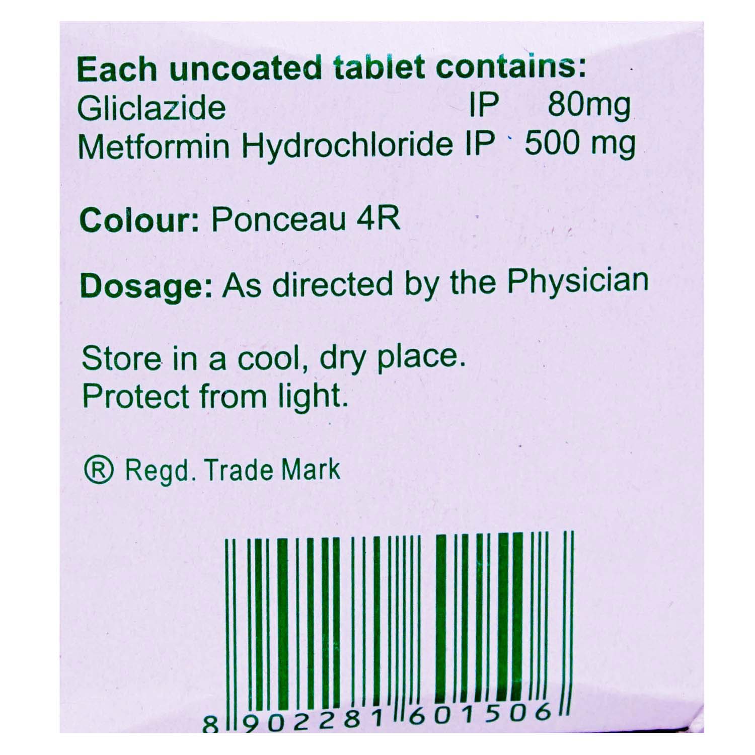 Glychek M Forte Tablet 15's, Pack of 15 TABLETS Glychek M Forte Tablet 15's, Pack of 15 TABLETS